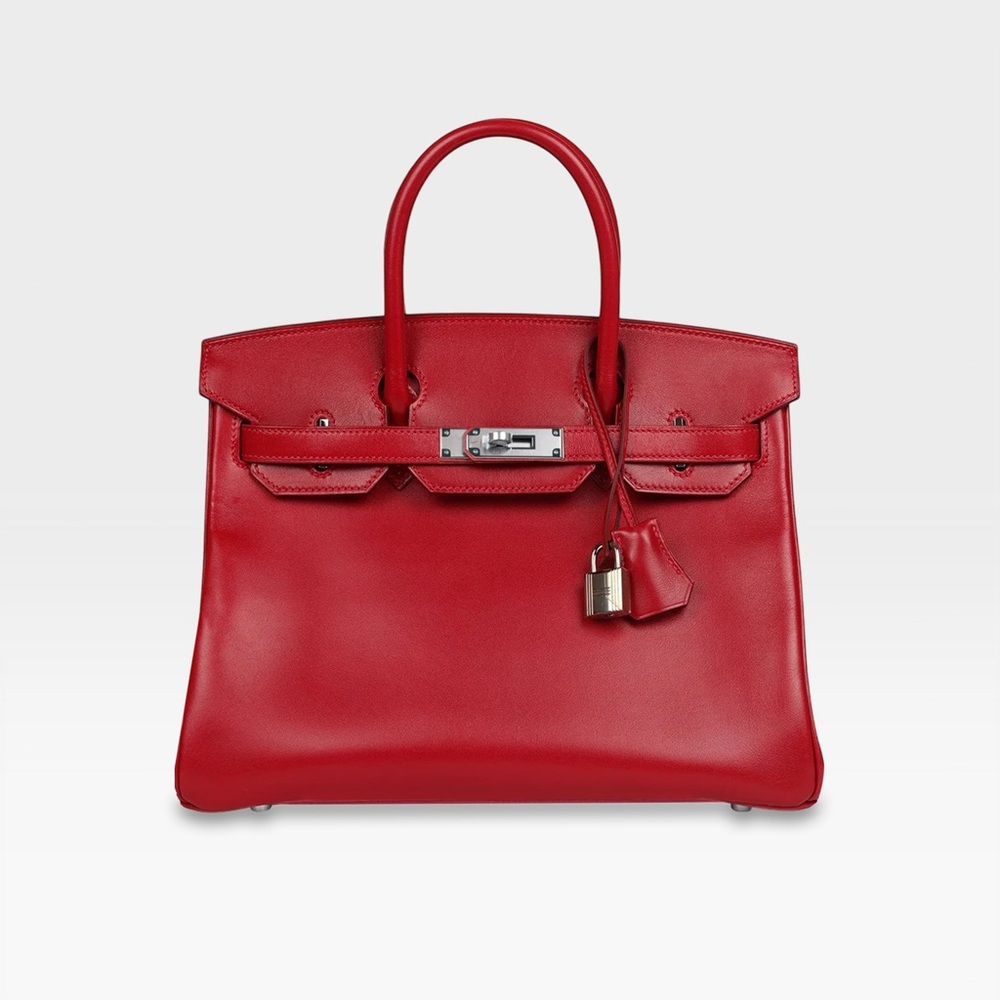 Hermès - Birkin 30 - Rouge Vif Tadelakt